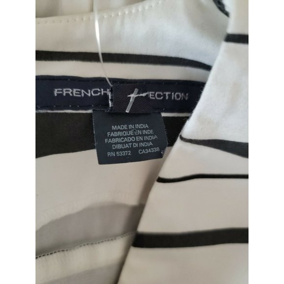 FRENCH CONNECTION SLEEVELESS JOSHUA STRIPE FIT & FLARE MINI DRESS sz 6 US 10 UK - Picture 8 of 10